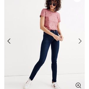 Madewell 9” rise skinny jeans, TENCEL
